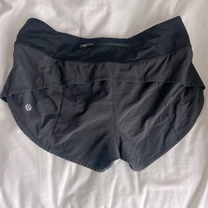 Lululemon black short size 4 regular